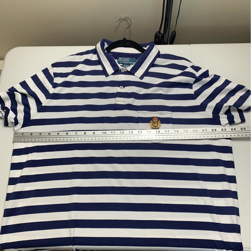 Polo by  Ralph Lauren men’s short sleeve nautical shirt-XL - Picture 9 of 12